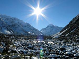 Mt. Cook- the highest peak in New Zealand