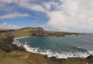 Panoramic view of beautiful Green Sands Beach