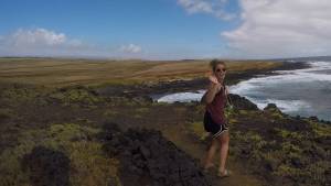 Hike to Green Sands Beach in Hawaii